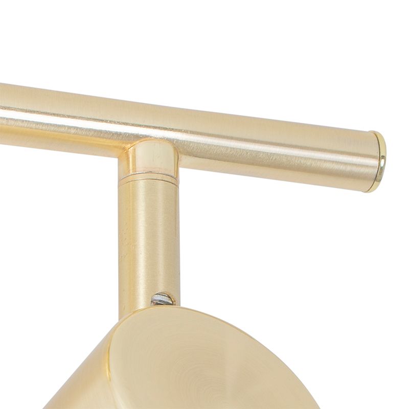 Moderne plafondlamp messing 2-lichts verstelbaar - Jeana