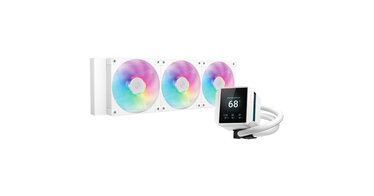 DeepCoolMYSTIQUE 360 ARGB waterkoeling  (Wit, 4-pins PWM fan-connector)