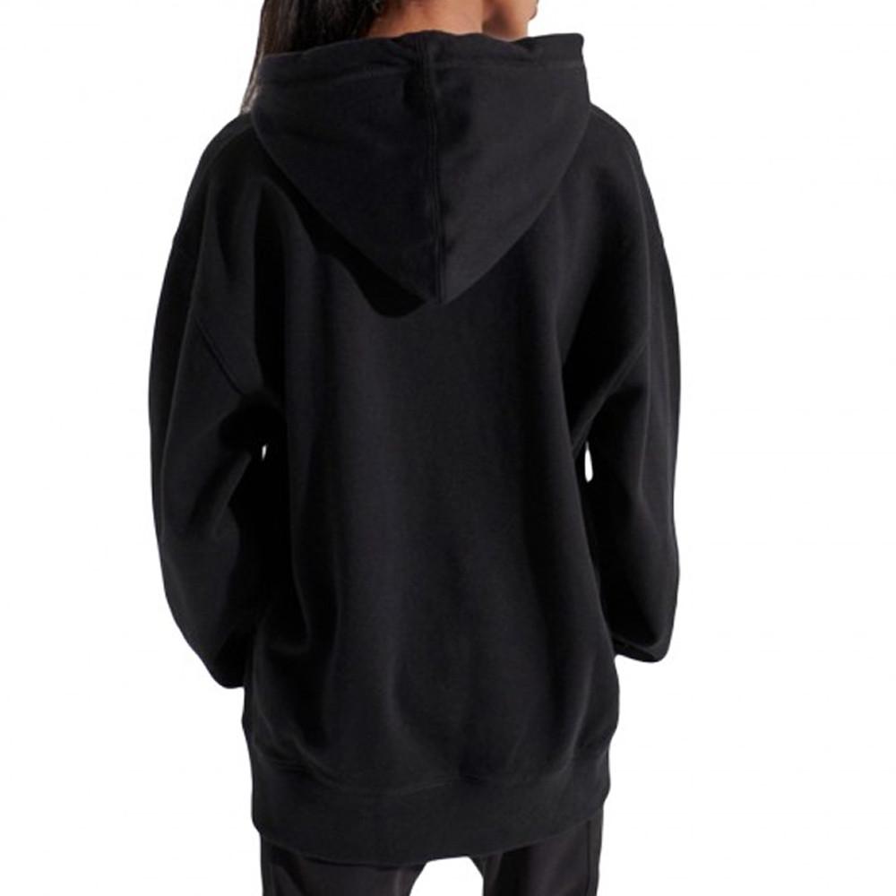 Superdry Sweat à capuche Noir Femme Superdry Code Logo
