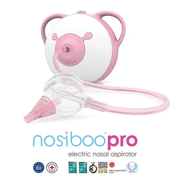 Aspirador Nasal Elétrico Nosiboo Pro - Rosa