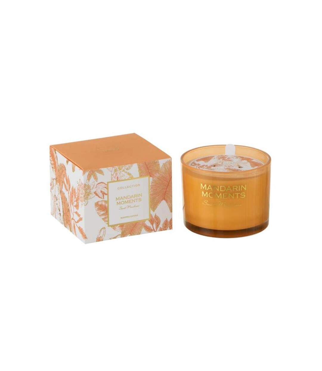 Paris Prix - Bougie Parfumée moments 10cm Douce Mandarine