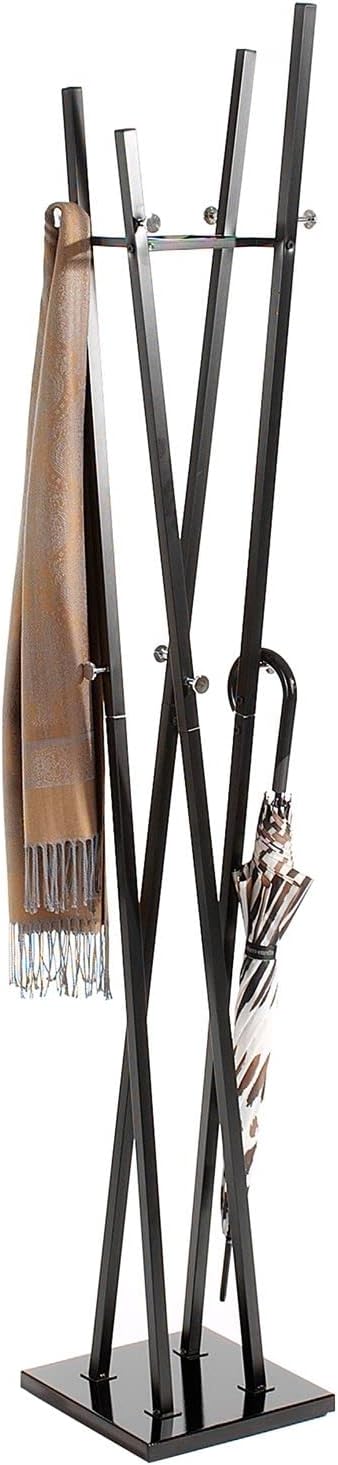 IDIMEX Kleiderständer Garderobenständer Kleiderstange Garderobe Vitus Metall schwarz lackiert