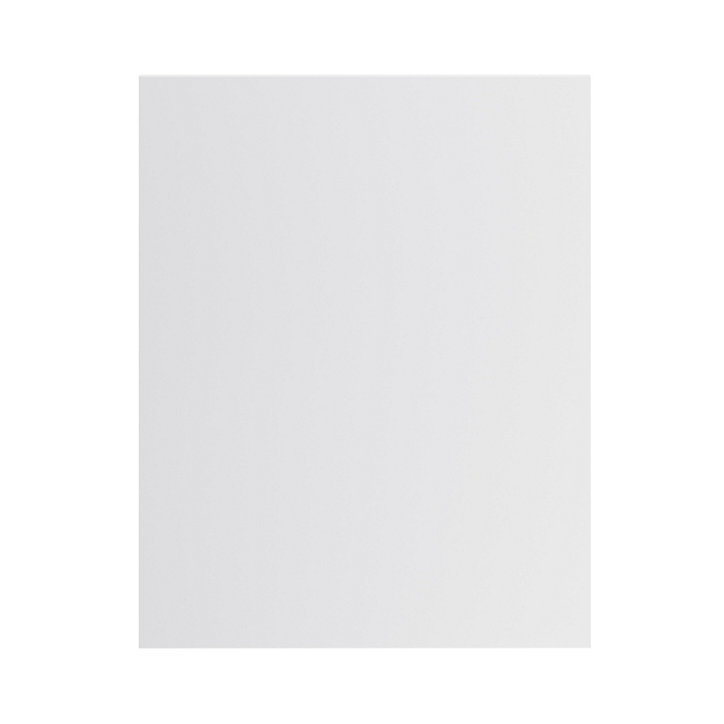 Côté de remplacement bas gauche Goodhome Garcinia Gris clair brillant H. 72 cm x l. 57 cm x Ep. 18 mm