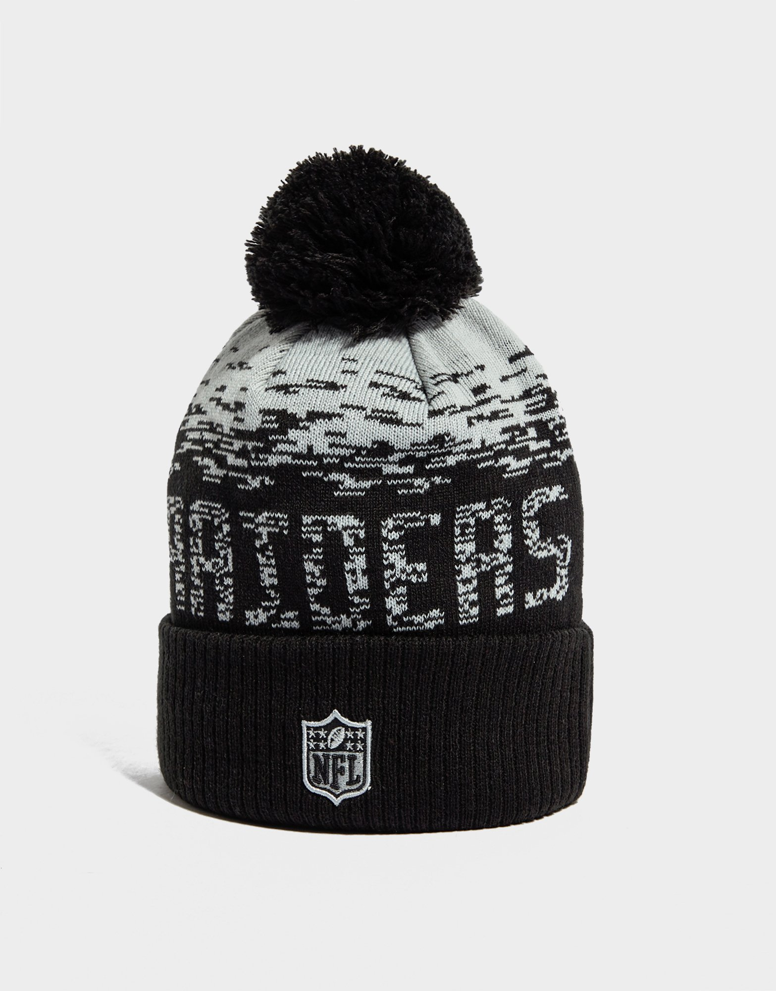 New Era Bonnet à pompon NFL Oakland Raiders