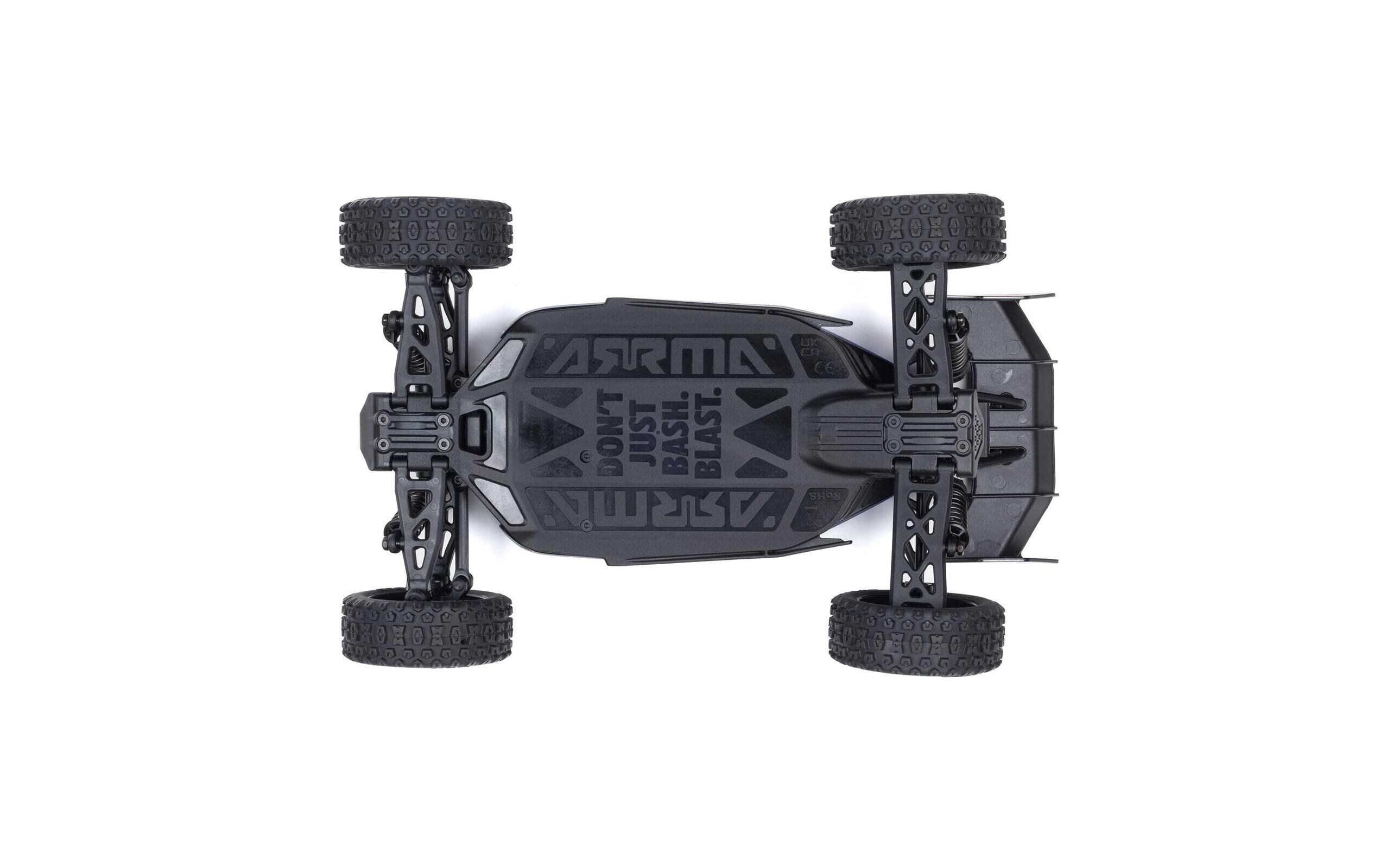 Buggy Typhon Grom Mega 380 Blau, RTR, 1:18<br>Robuster 4wd mini RC Buggy mit Spektrum Technik
