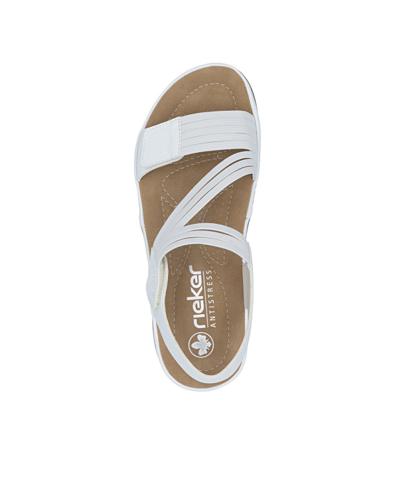 Rieker Dame Sandal - Hvid