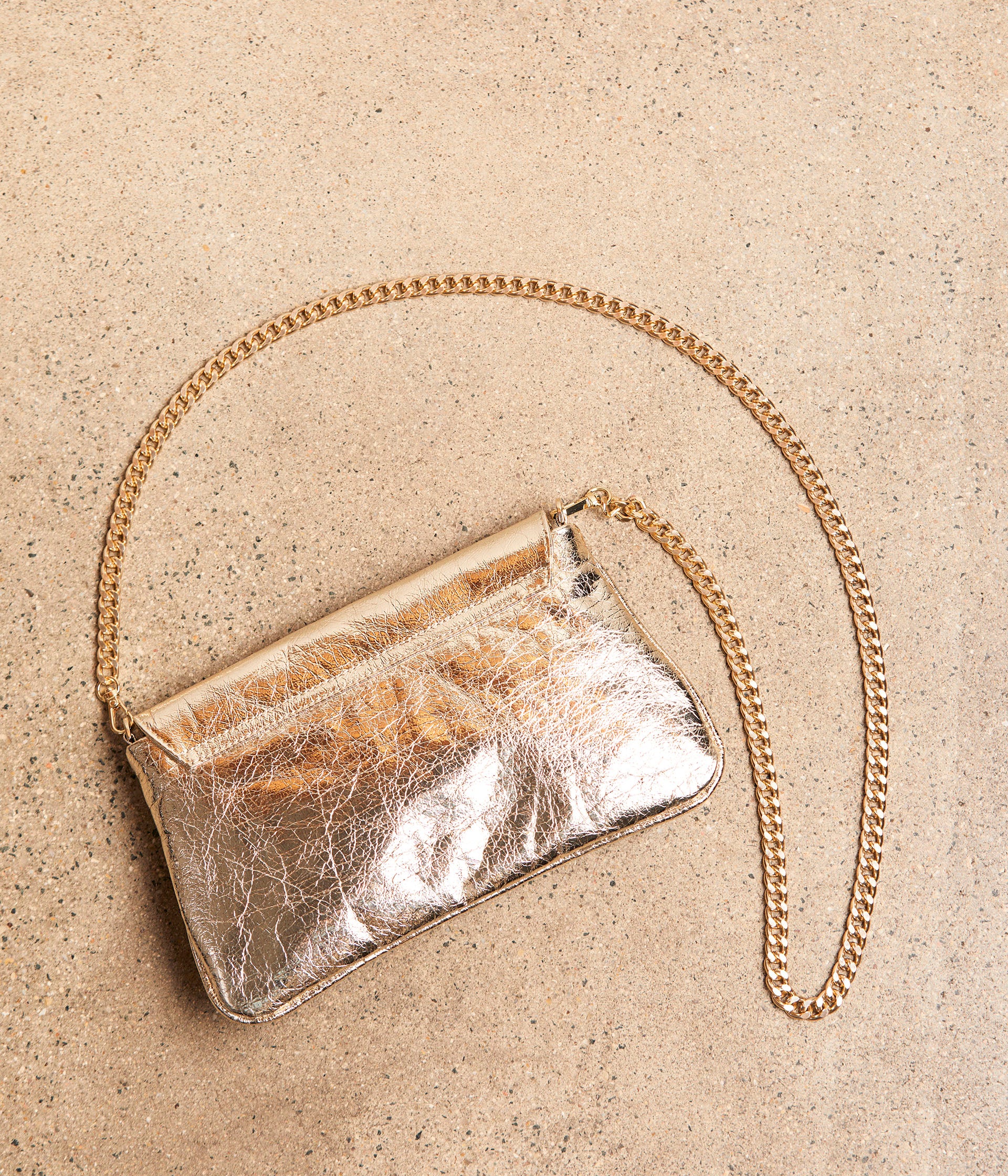 Sac cuir froissé Martine