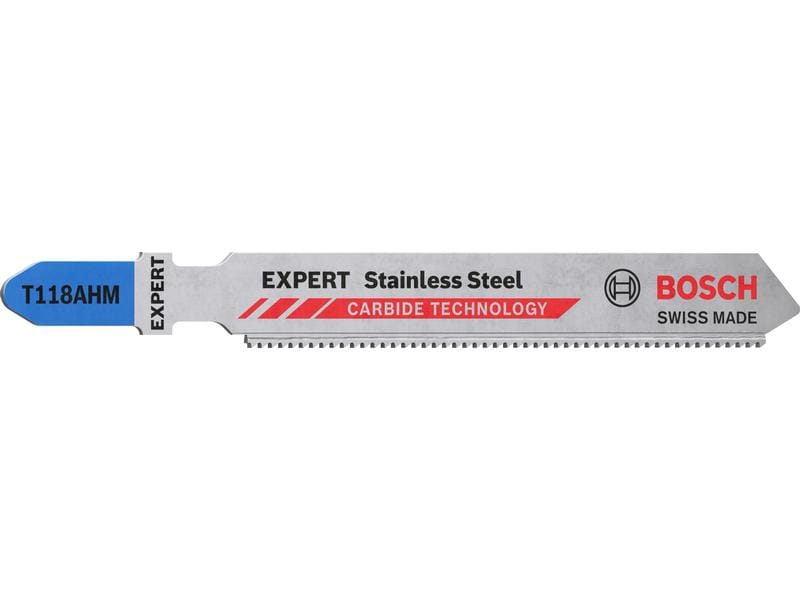 Bosch Professional Stichsägeblatt EXPERT Stainless Steel T Herausragende Lebensdauer in Edelstahlblechen