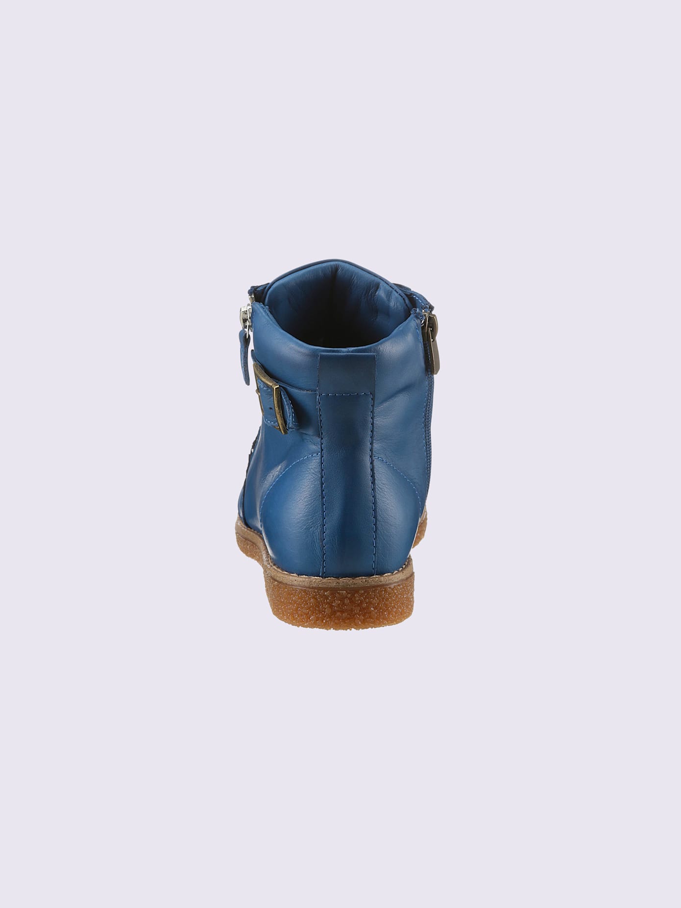 Bottines à lacets cuir nappa de vache