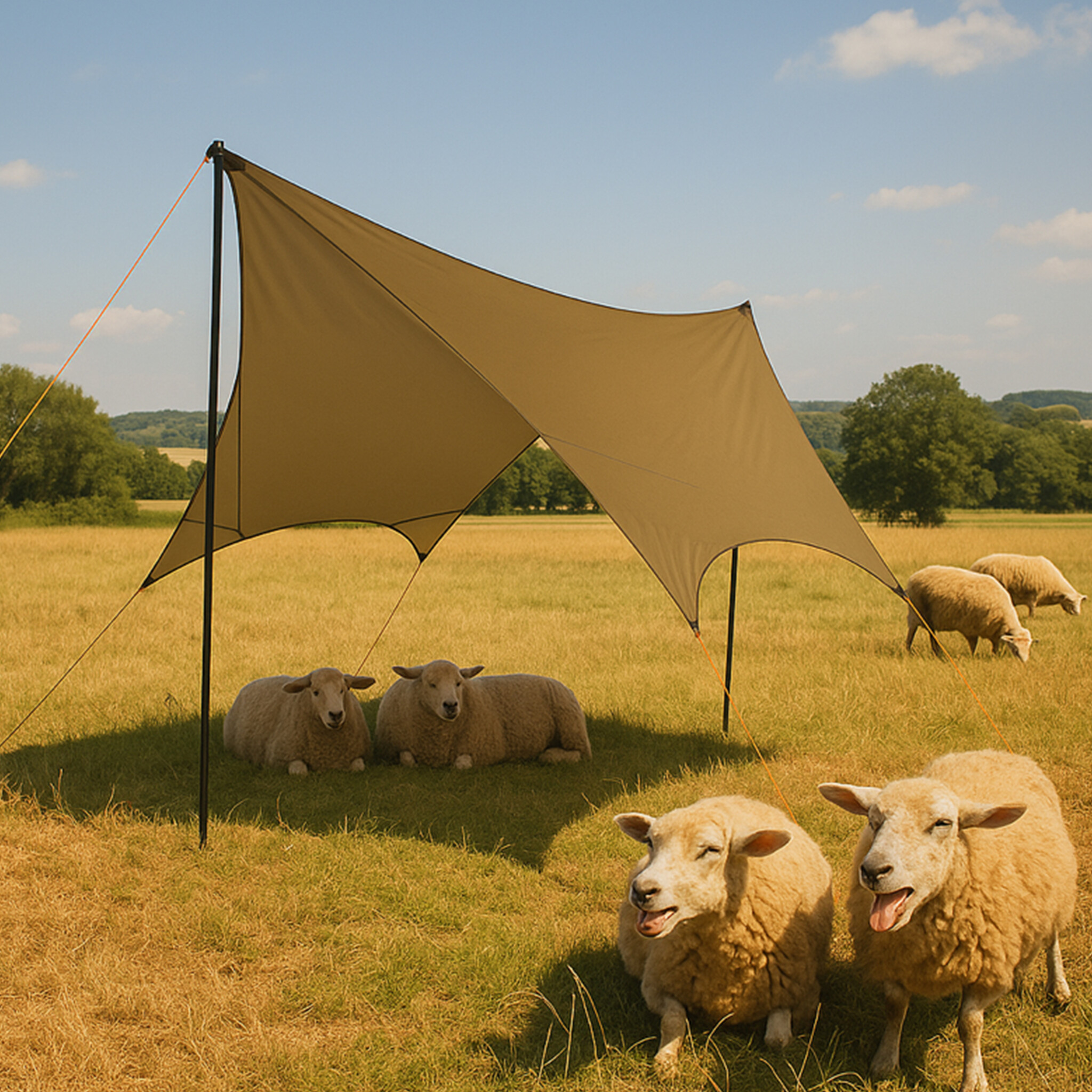 CUHOC waterdichte tarp - 300 x 300 x 220 cm