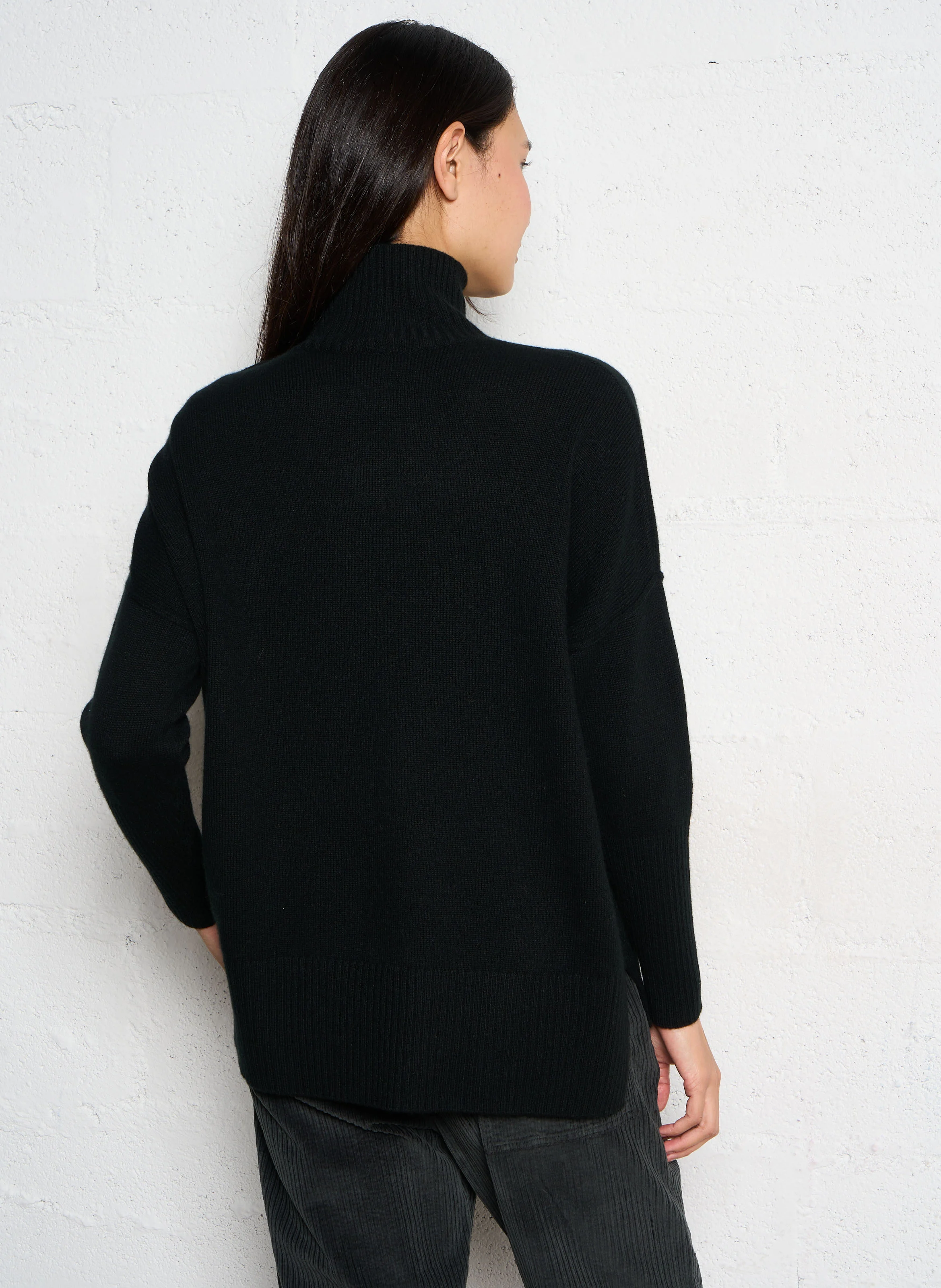 PINKO - Pull à col montant en cachemire | Noir