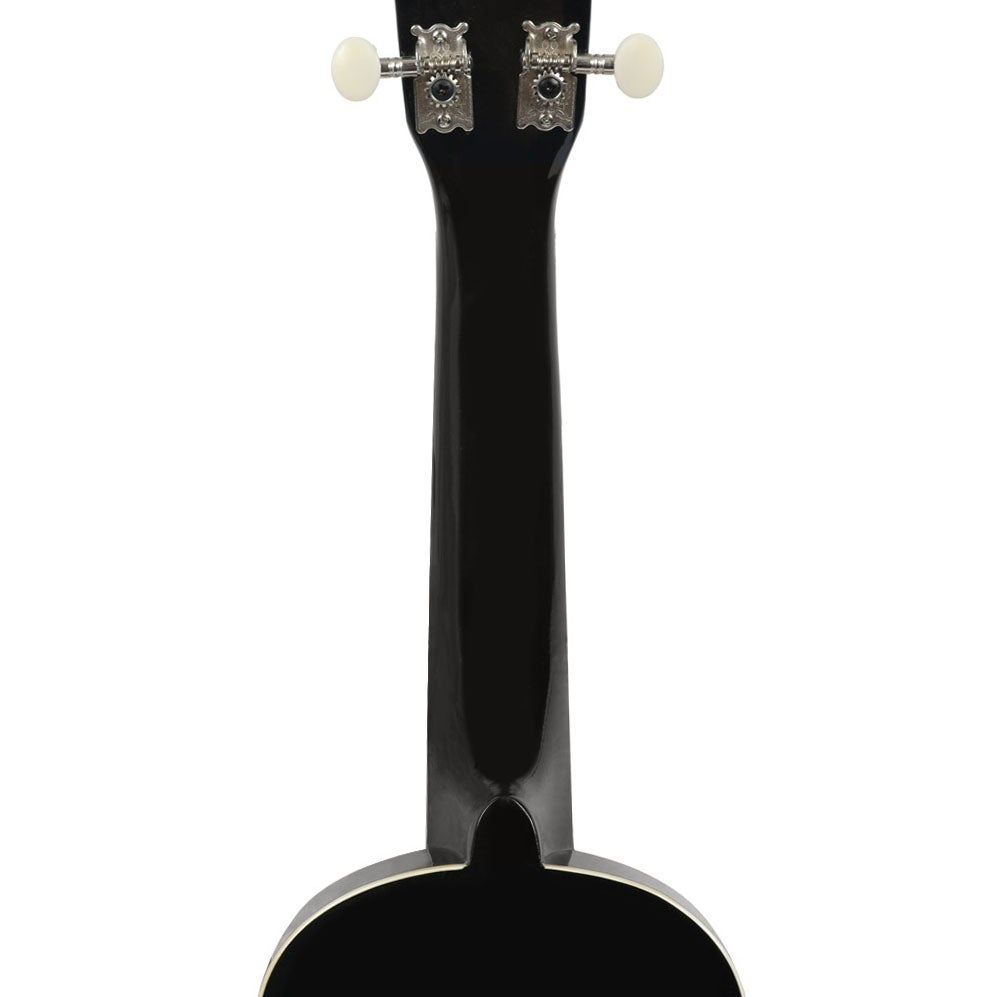 Fazley K21B-W sopraan ukelele zwart