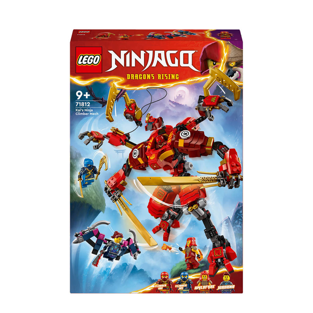 Mooie grote ninjagoKai's ninjaklimmecha Actiefiguur Speelgoed voor Rollenspellen 71812