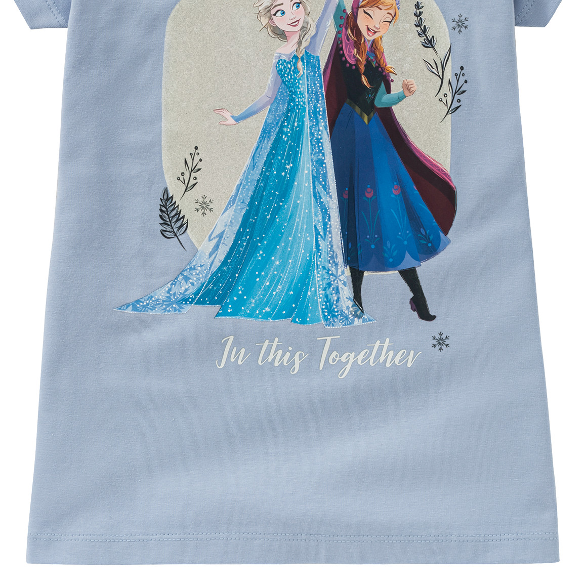 Topolino Die Eiskönigin T-Shirt mit Bio-Baumwolle hellblau