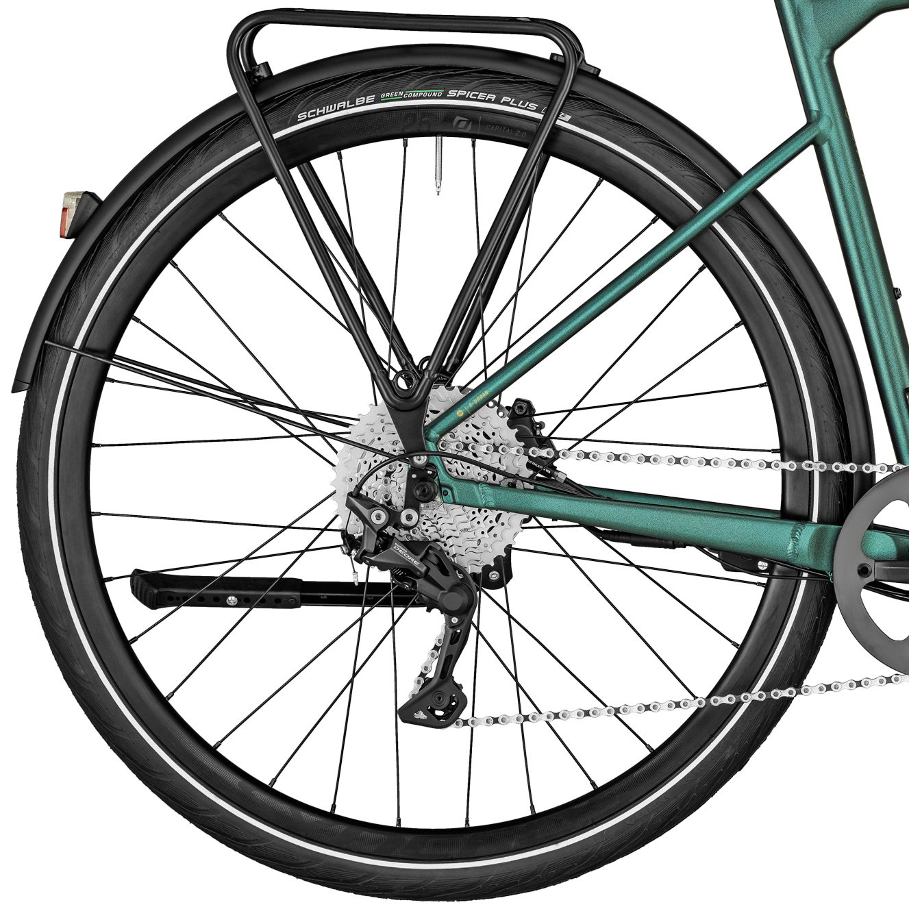 Bergamont E-Sweep Tour Urban E-Bike matt dark green