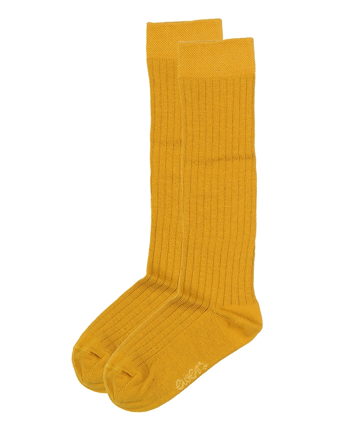 Kniestrümpfe RIPPE 3er-Pack in creme/altrosa/honig