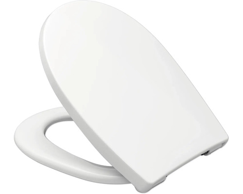 REIKA toiletzitting Mino wit, RVS scharnieren met soft-close mechanisme en Quick&Clean