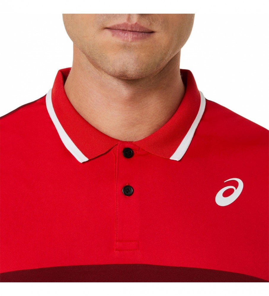 Asics Polo Court vermelho