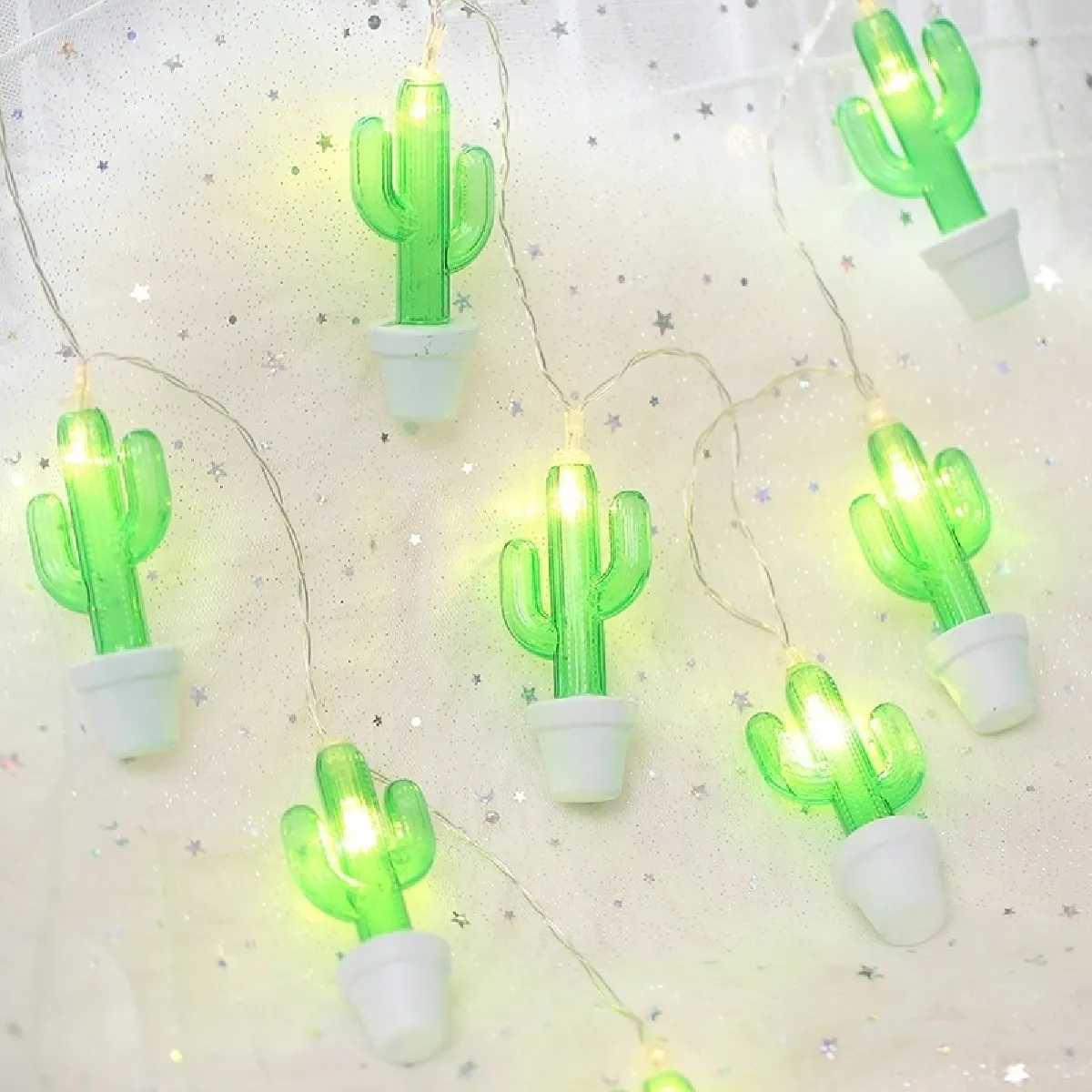 Wewoo Guirlande LED 3m - Cactus