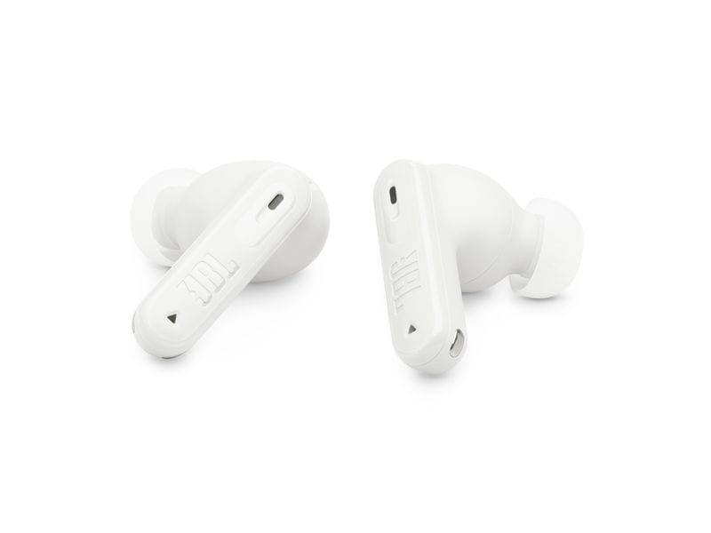 JBL True Wireless In-Ear-Kopfhörer Tune Beam 2 Weiss Kabellose Ohrhörer mit Noise-Cancelling-Funktion