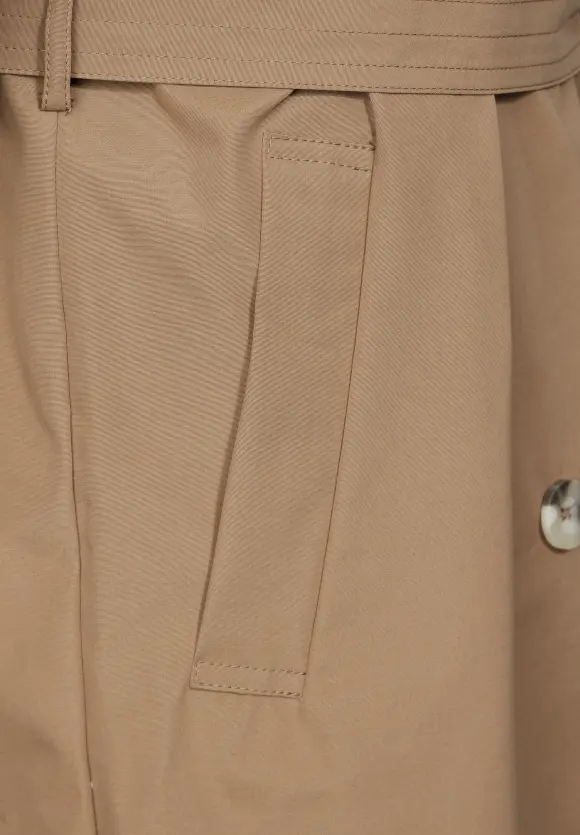 Moderner Trenchcoat - dark nutty mocca
