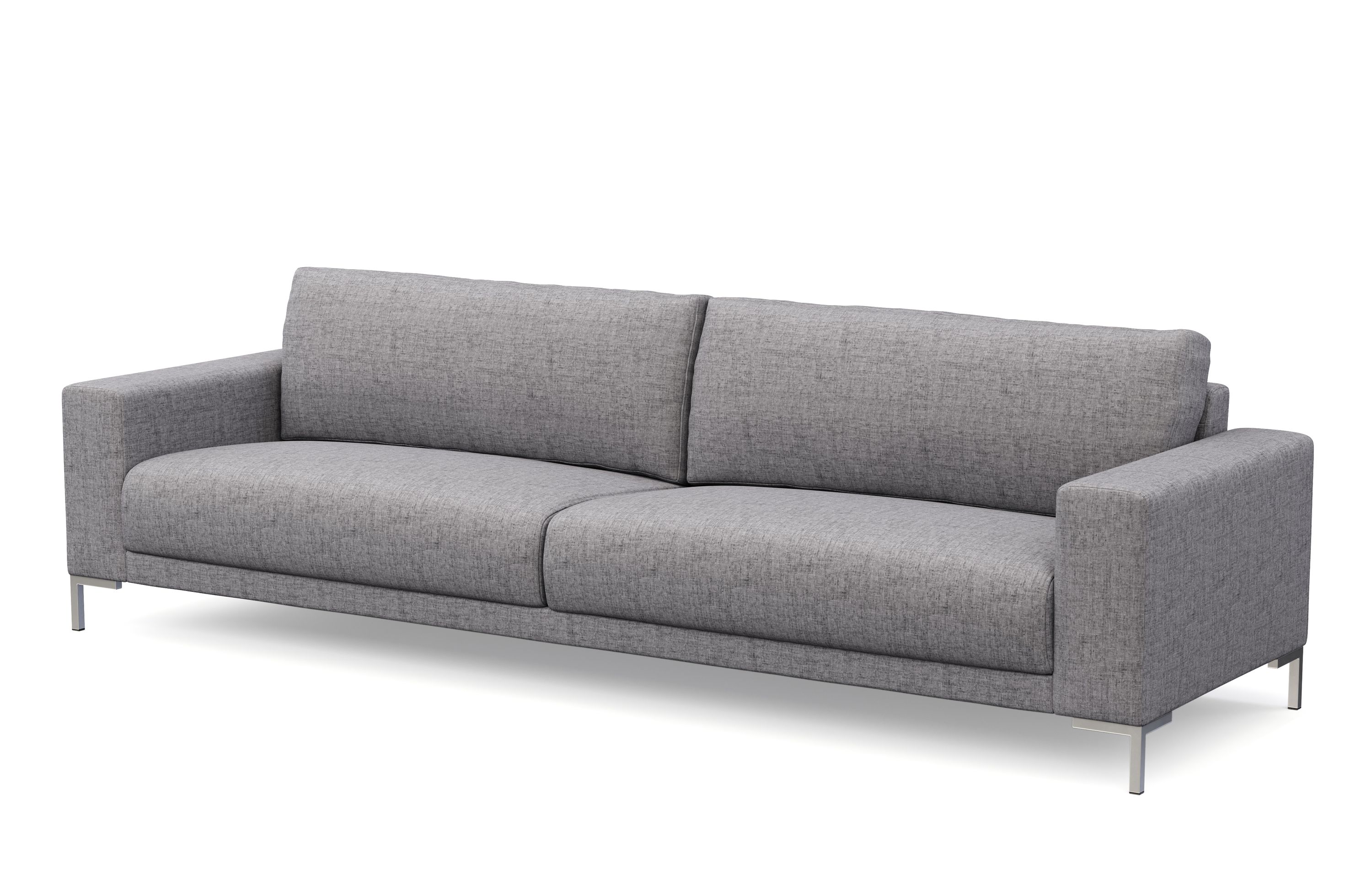 Sofa NOREEN 3-Sitzer grau