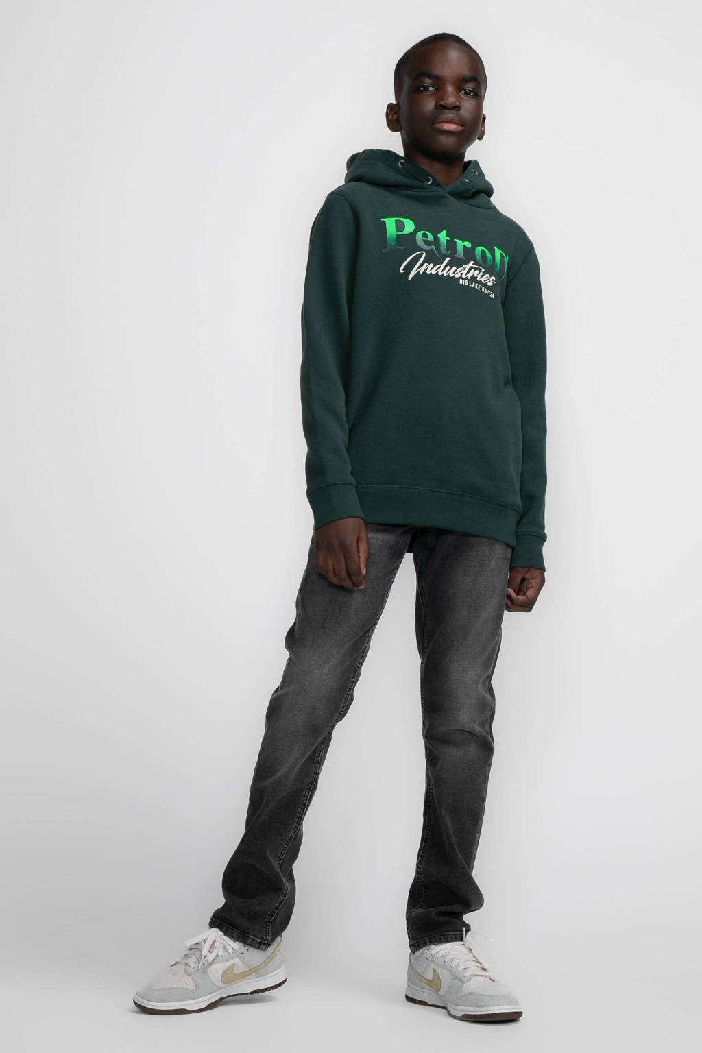 Petrol Industries straight leg jeans black stone