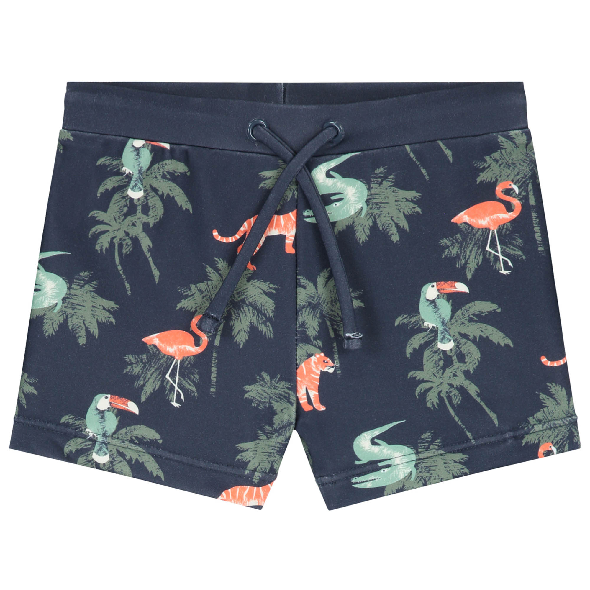Prénatal zwemboxer dieren  all over print blauw