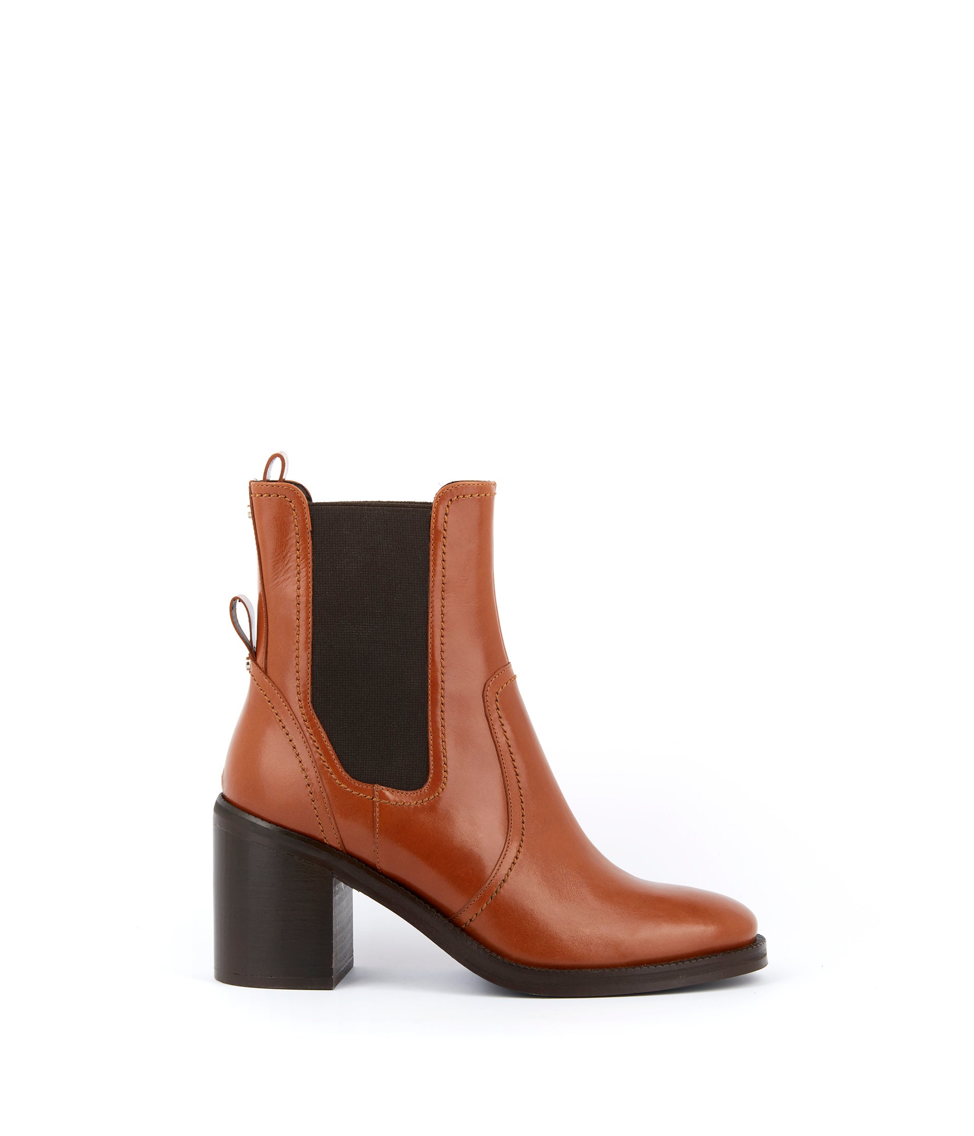 Boots cognac Domitille