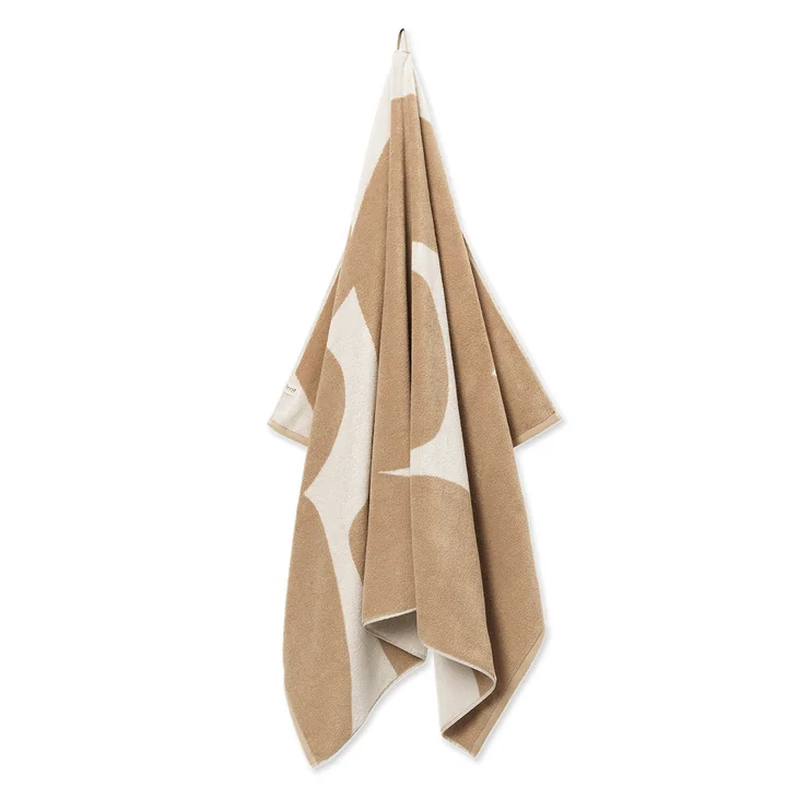 Ferm Living - Ebb Strandtuch 150 x 100 cm, sand / naturweiss