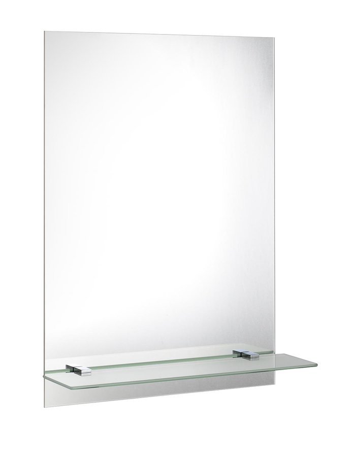 Aqualine Samba glazen planchet 50x10cm chroom