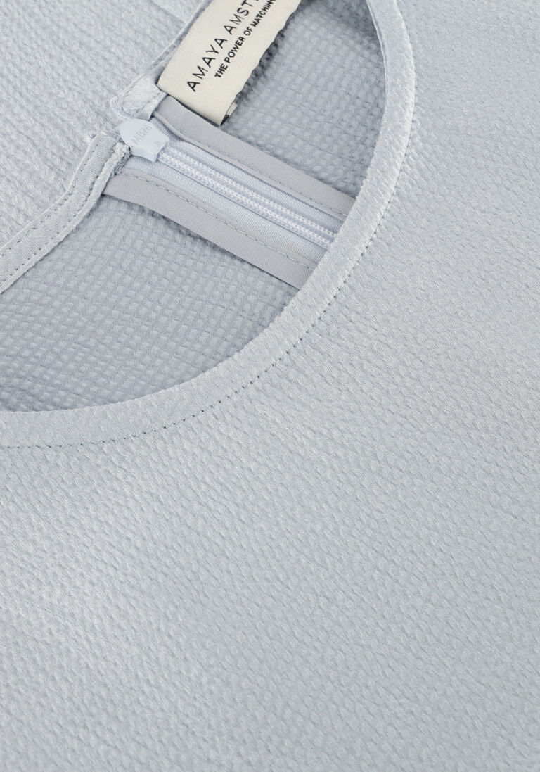 lichtblauwe amaya amsterdam top fleur