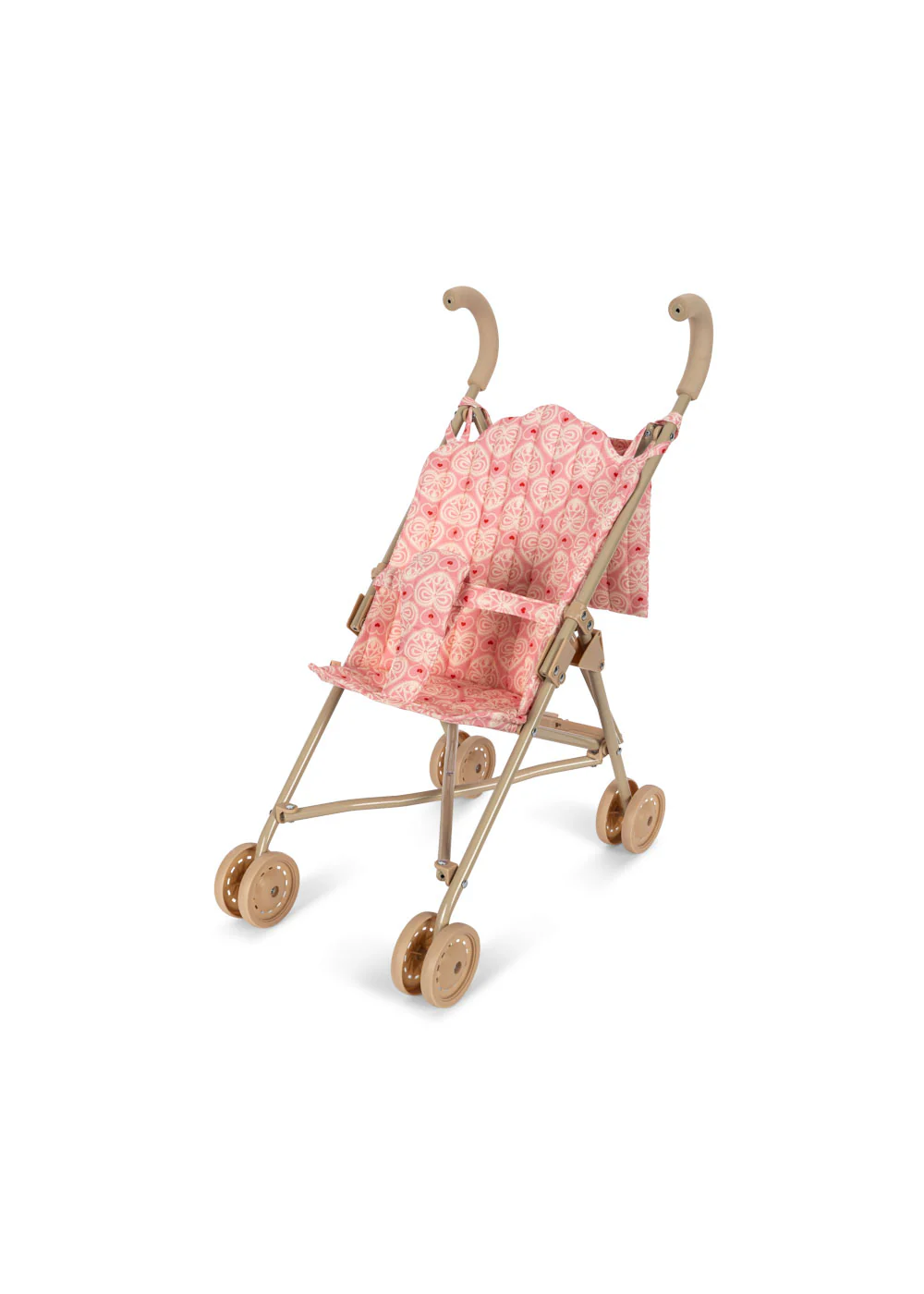 dukkeklapvogn - lacy pink - OS