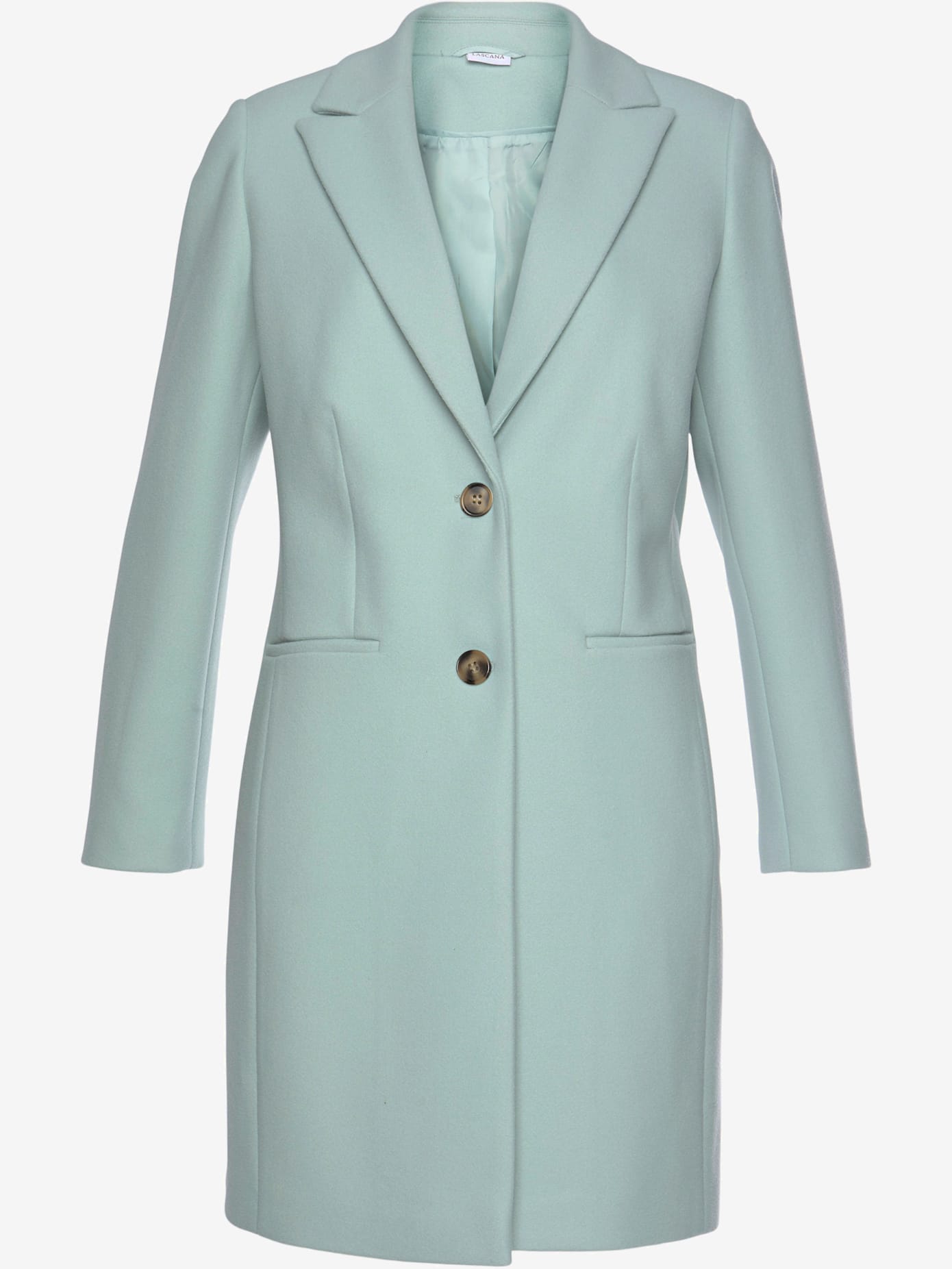 Manteau long, grand col à revers