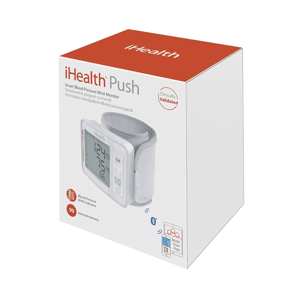 iHealth Push Smartes Handgelenk Blutdruckmessgerät