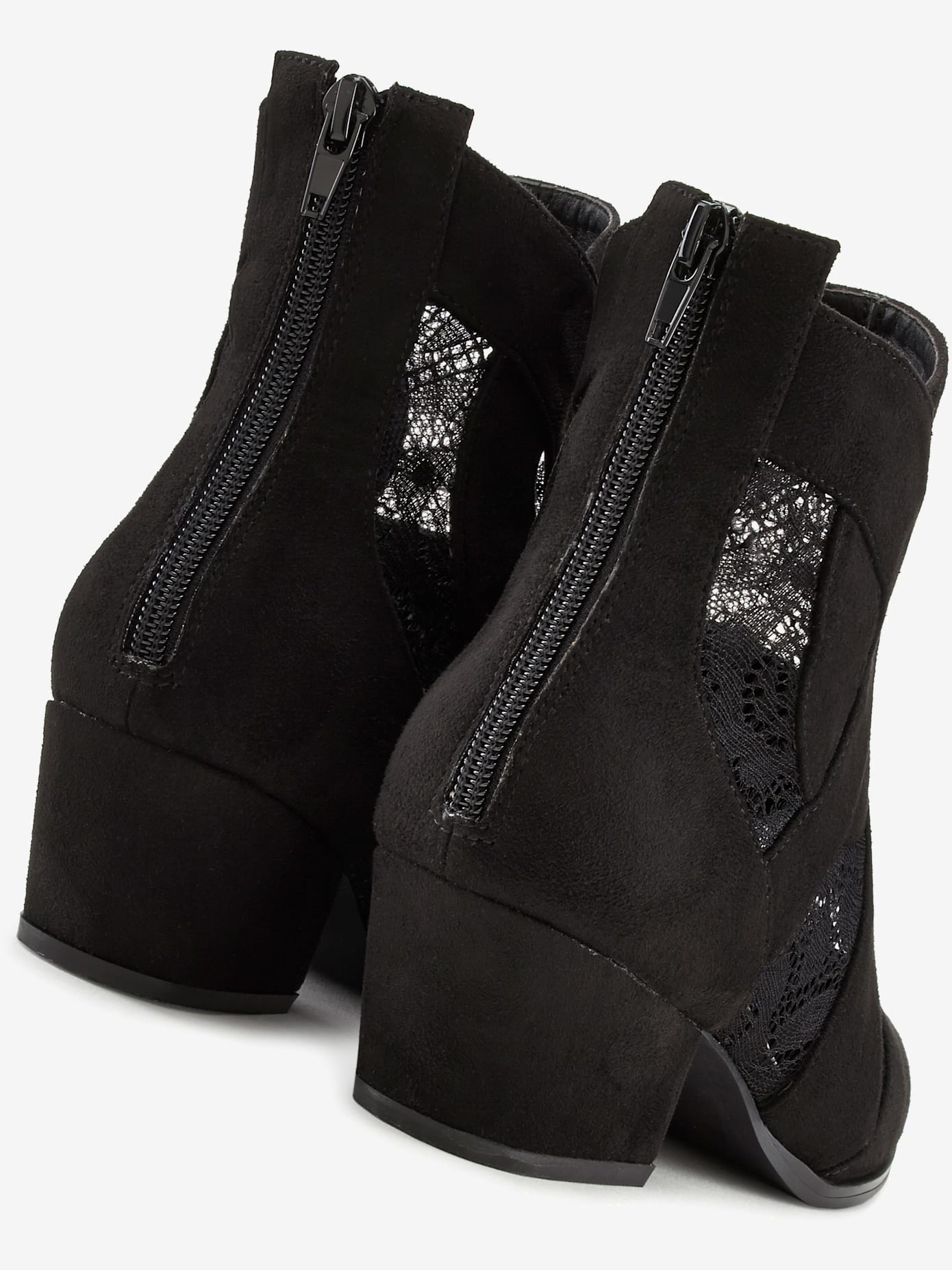 Bottines d'été avec dentelle raffinée