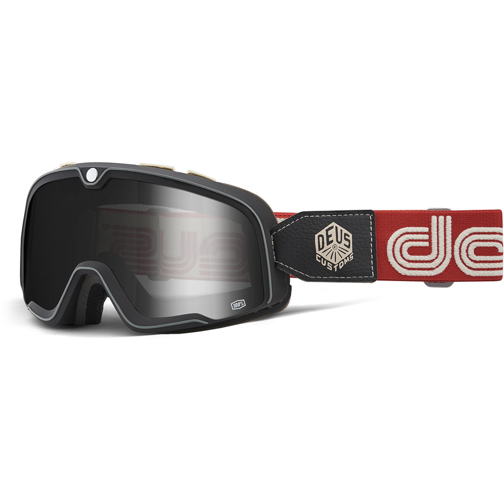 100% - Masque Barstow Deus - Smoke Noir / Rouge / Blanc