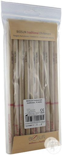 Biosun Bougies D'Oreille Auriculaires Bourdonnement 10 Pièces