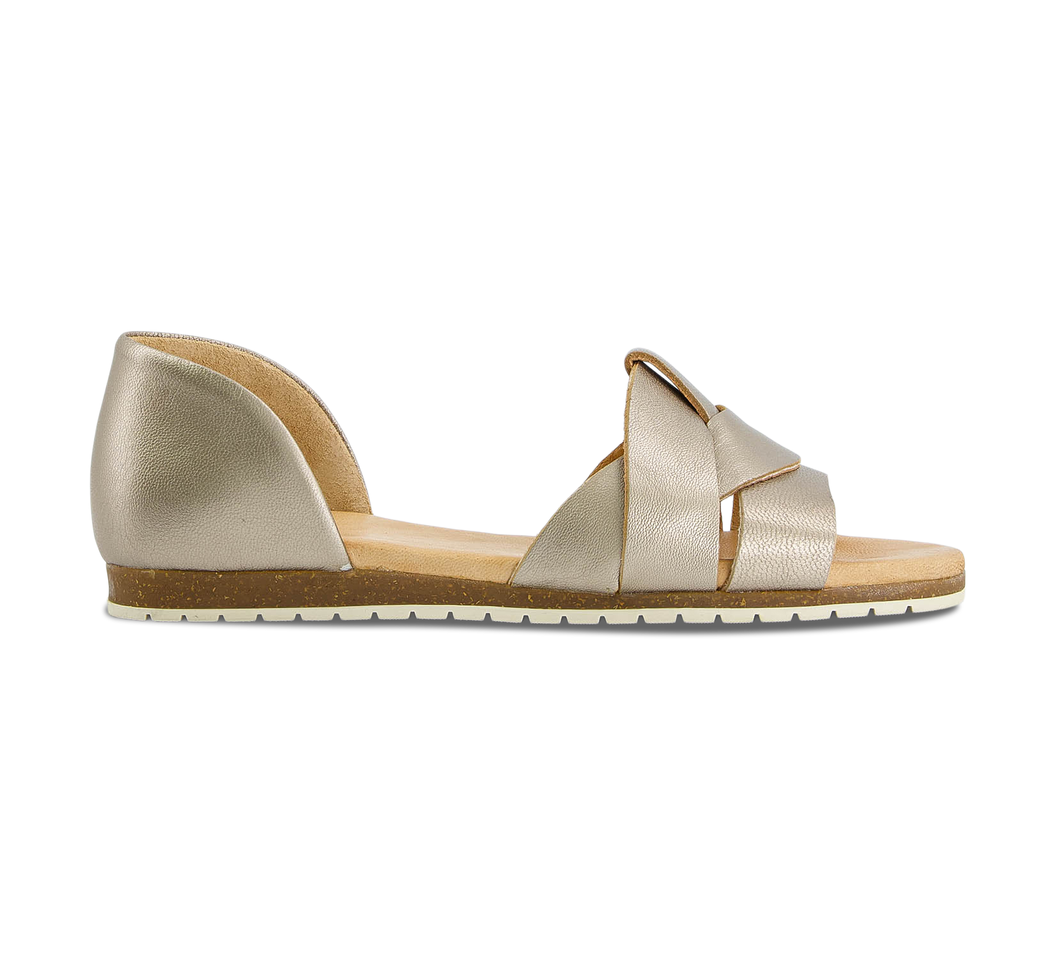 1874 by Walder Riemchensandalen gold