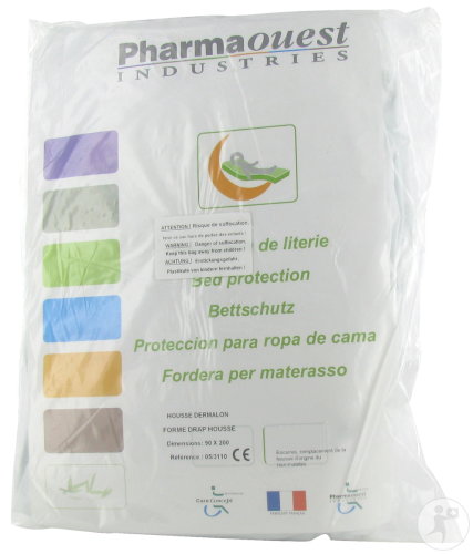 Pontos Protège Matelas Plastique 90x200cm Bleu 1 Pièce