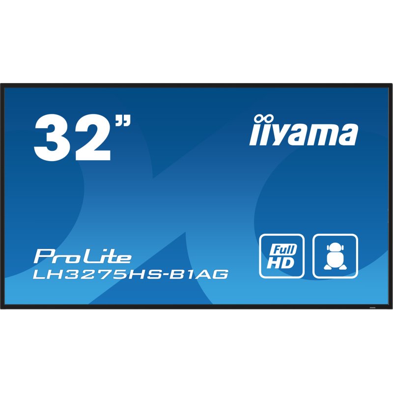iiyama LH3275HS-B1AG Écran d'affichage dynamique Écran plat de signalisation numérique 80 cm (31.5
