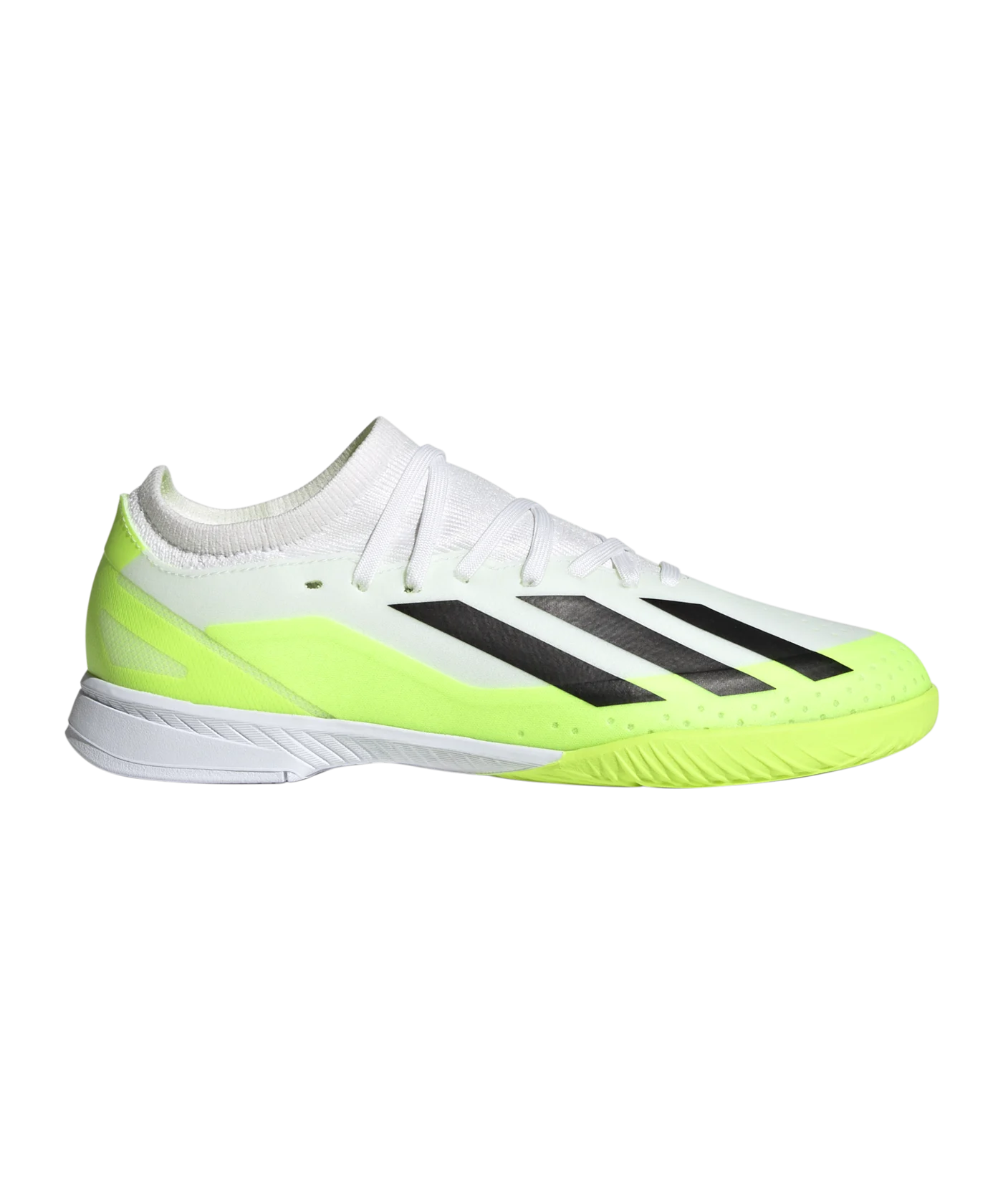 adidas X Crazyfast.3 IN Halle Crazyrush Kids Weiss Schwarz Gelb