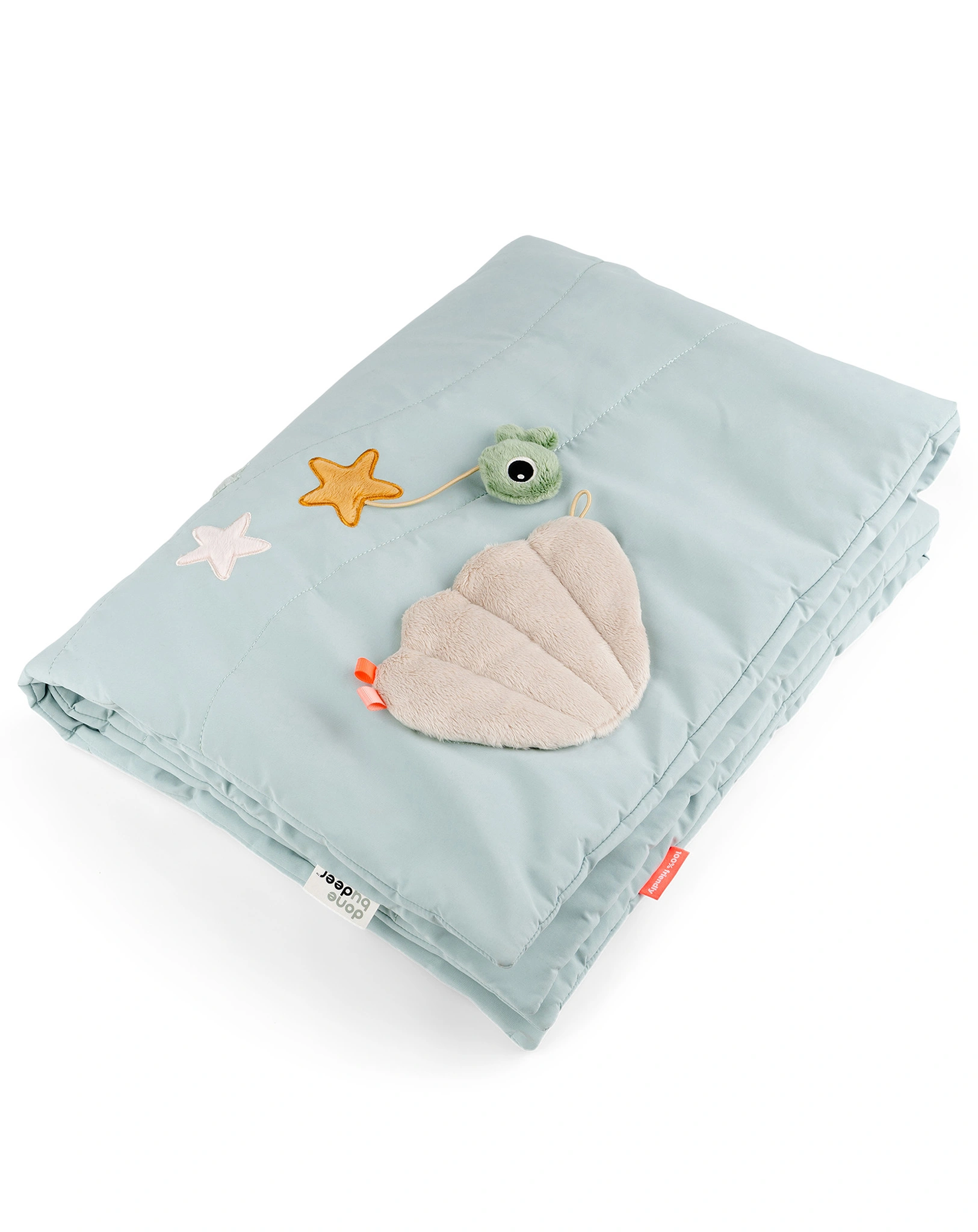 Spieldecke SEA FRIENDS (100x80) in blau