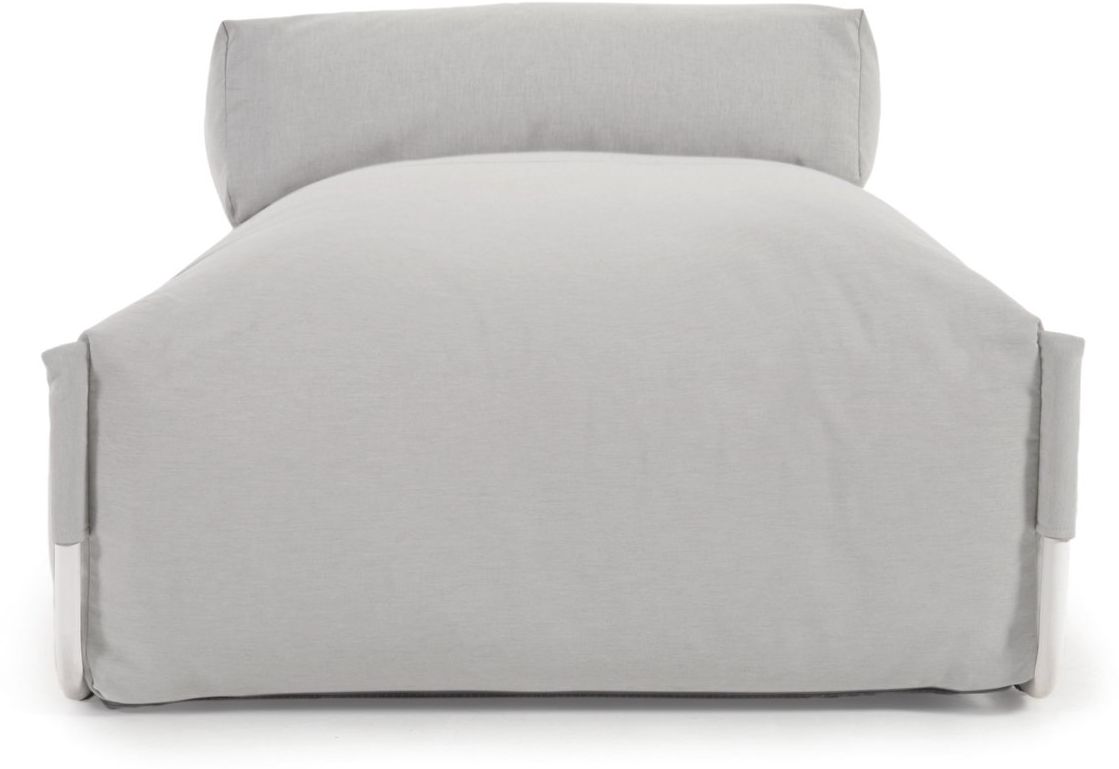 Kave Home   Square Outdoor Chaise Longue