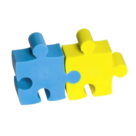 BRUNNEN Radiergummi Puzzle Fun Collection, 2 Stück, sortiert