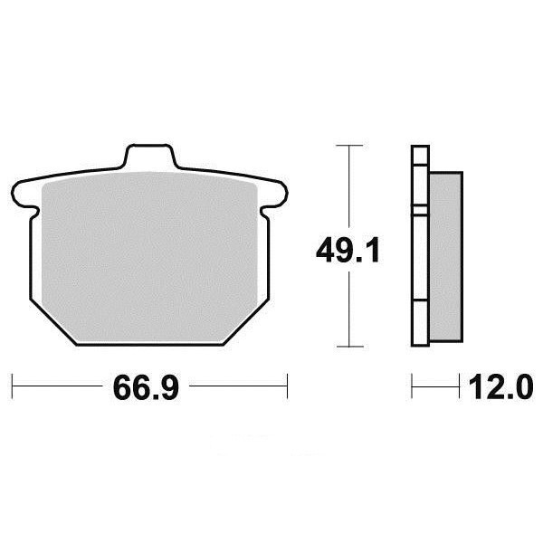 Sifam - Plaquettes de frein S1027BN