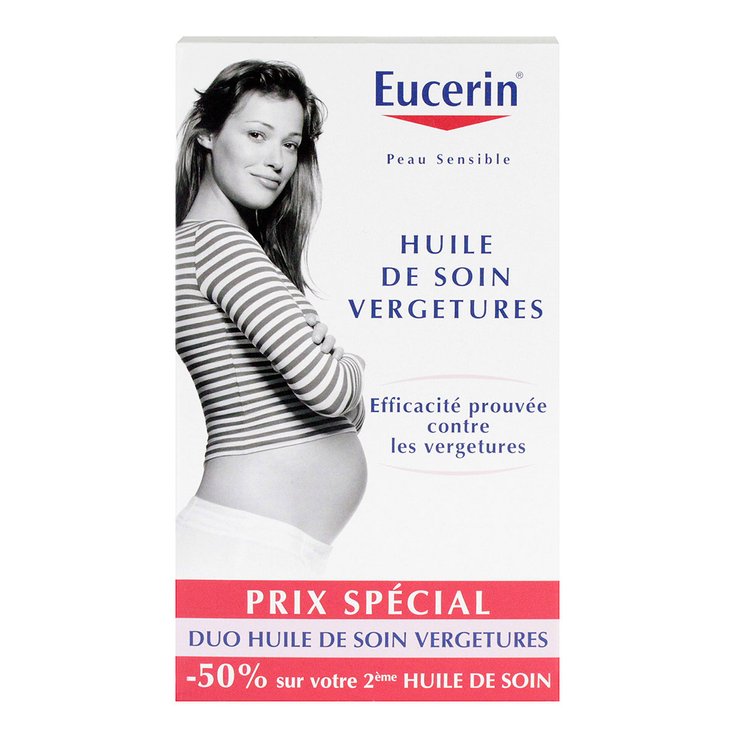 Huile soin vergetures et peaux sensibles 2x125ml