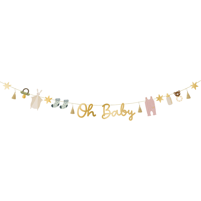 Partydeco Girlande Oh Baby
