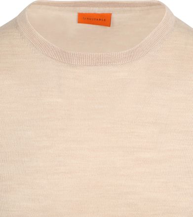 Suitable Merino Pullover Ecru PU-MRI-O-25 kl ecru 115228 kopen