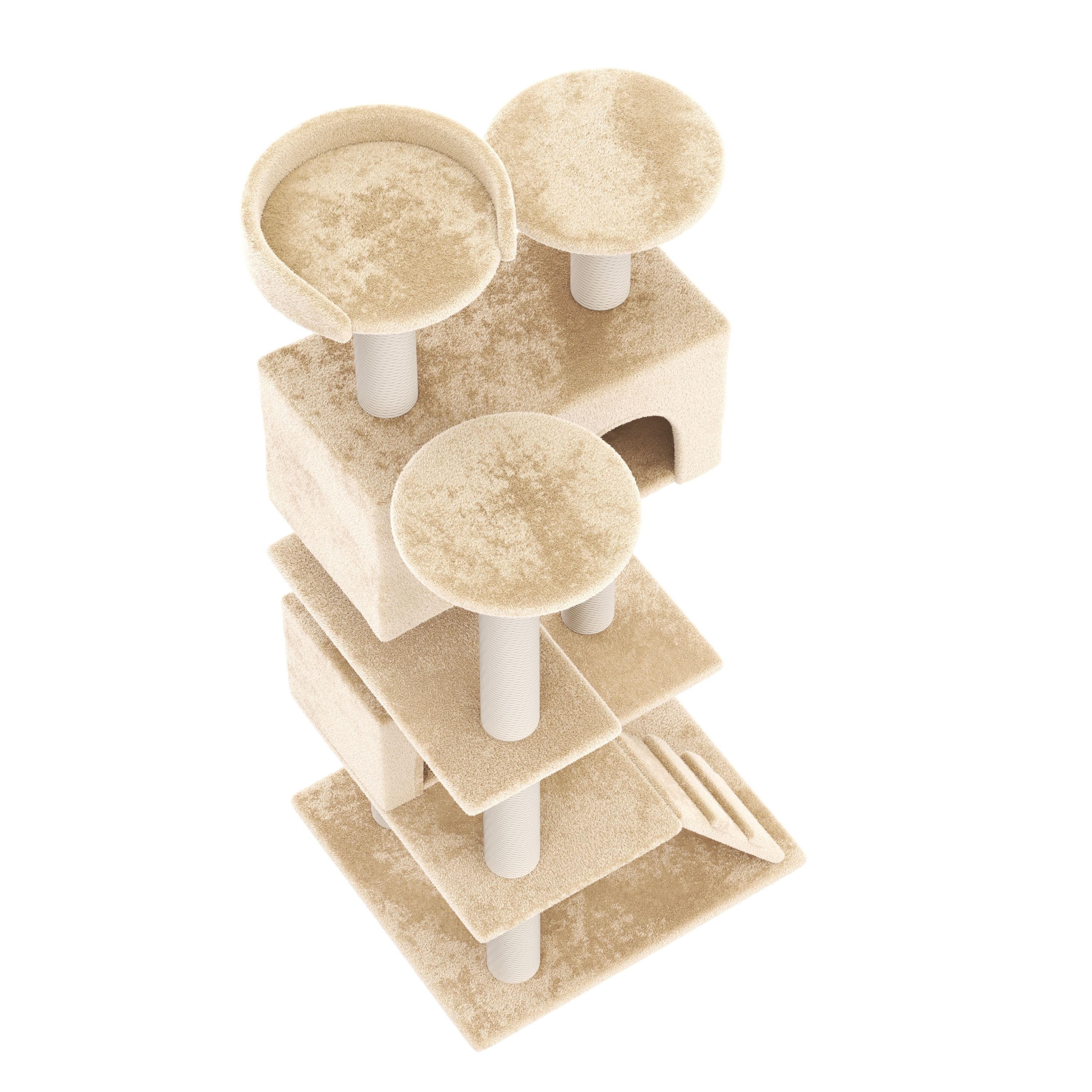 Katzenbaum NELLY 131 cm beige